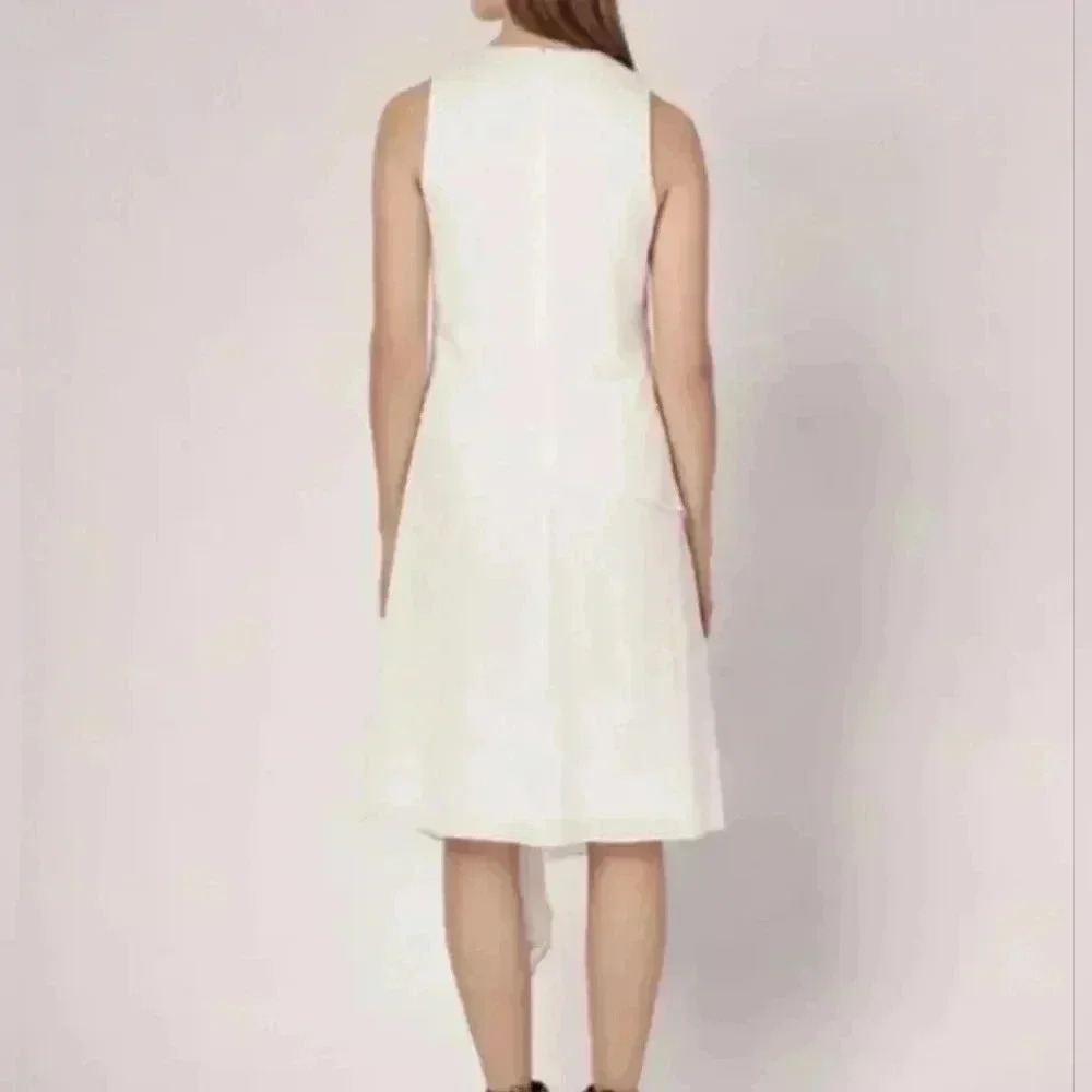 Rag & Bone Fernay Handkerchief Hem Layer Asymmetrical Midi Dress - Picture 2 of 8